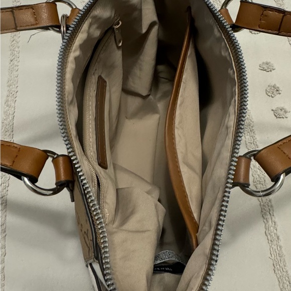 Nine West brown and white womens purse. - Picture 4 of 4